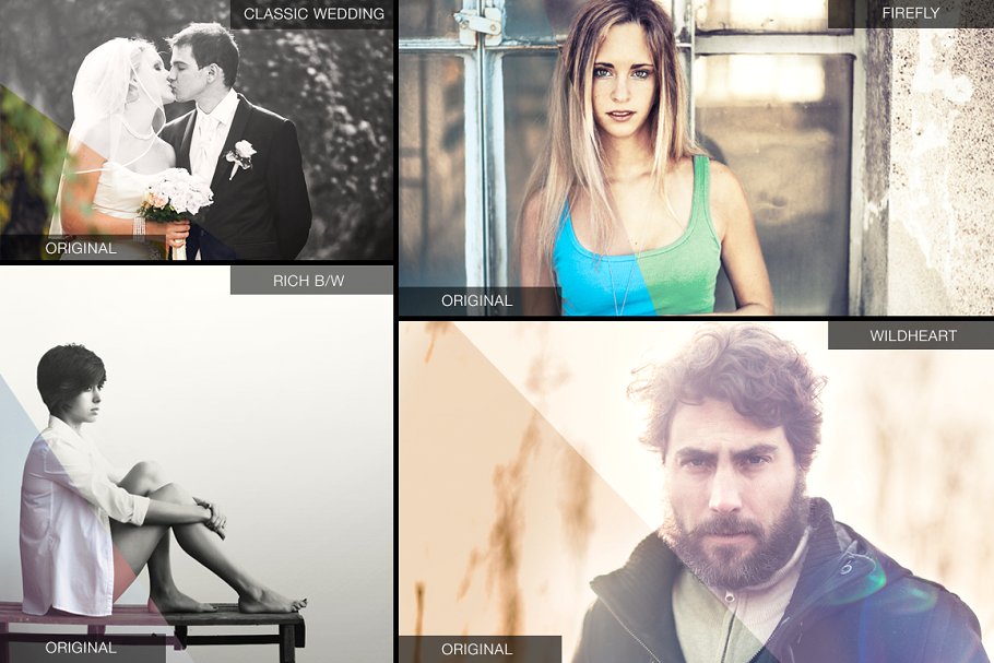 照片光线调节PS动作 Light – Actions Set插图(1)