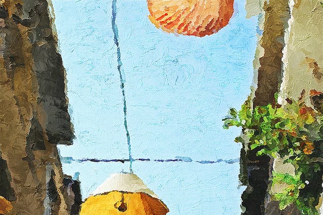 一键生成大师级逼真油画作品效果PS动作 Palette Knife Photoshop Action插图(14)