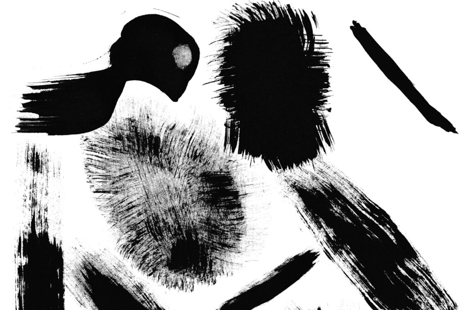 150手工画笔笔画笔迹PS笔刷 150 Handcrafted Acrylic Brushes插图(4)