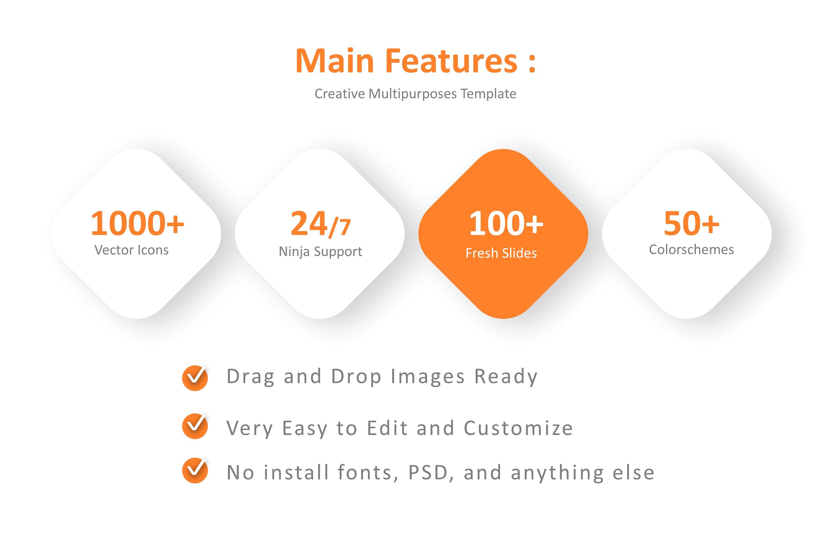 现代创意Powerpoint模版  Modern Creative Powerpoint插图(1)