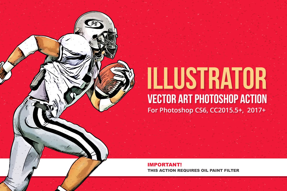 复古漫画素描艺术效果Photoshop动作 Illustrator – Vector Art Photoshop Action插图