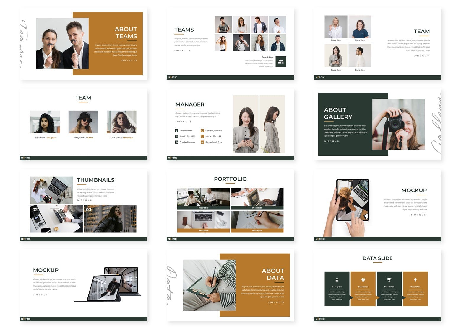 企业业务介绍Google Slide幻灯片设计模板 Nordic – Google Slide Template插图(2)