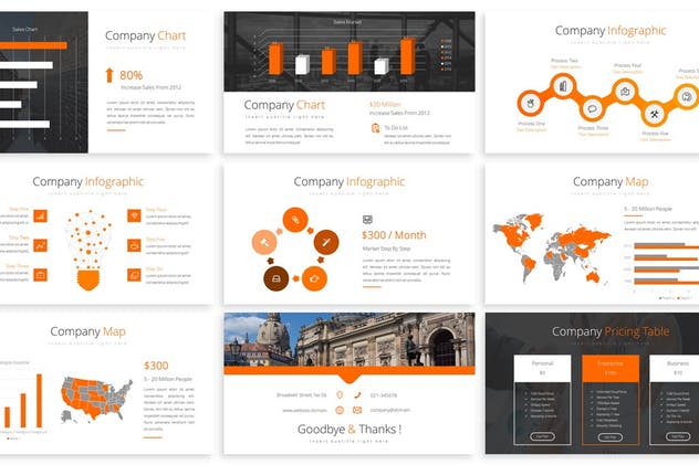 科技/金融/代理行业适用简约现代谷歌幻灯模板 Harpoon – Google Slides Presentation Template插图(3)