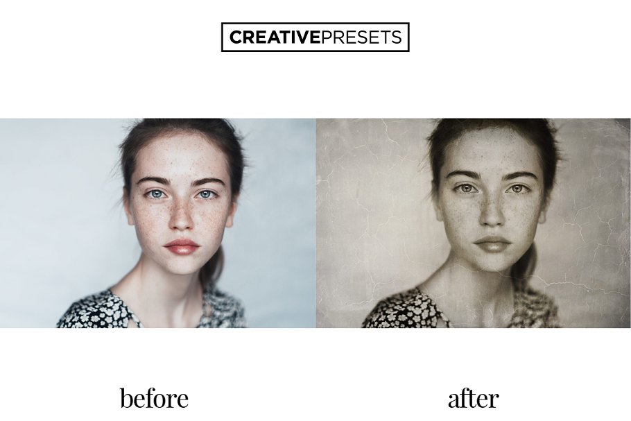 20种复古黑白老照片效果Lightroom预设 Wet Plate Lightroom Presets+Overlay插图(2)