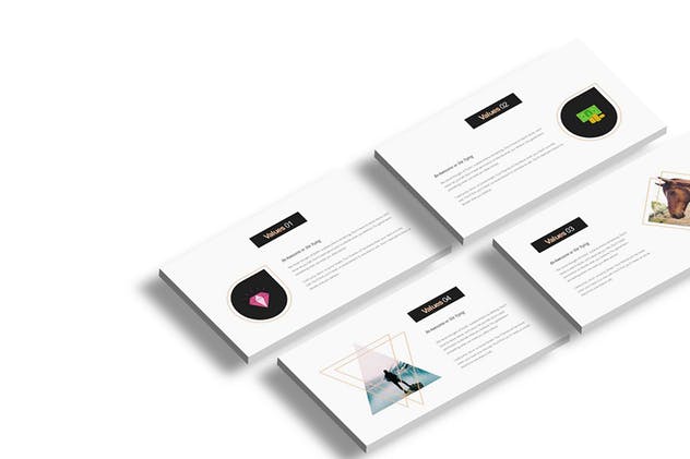 创意互联网产品服务介绍PPT演示文稿模板 Rockefeller Creative Powerpoint Presentation插图(9)