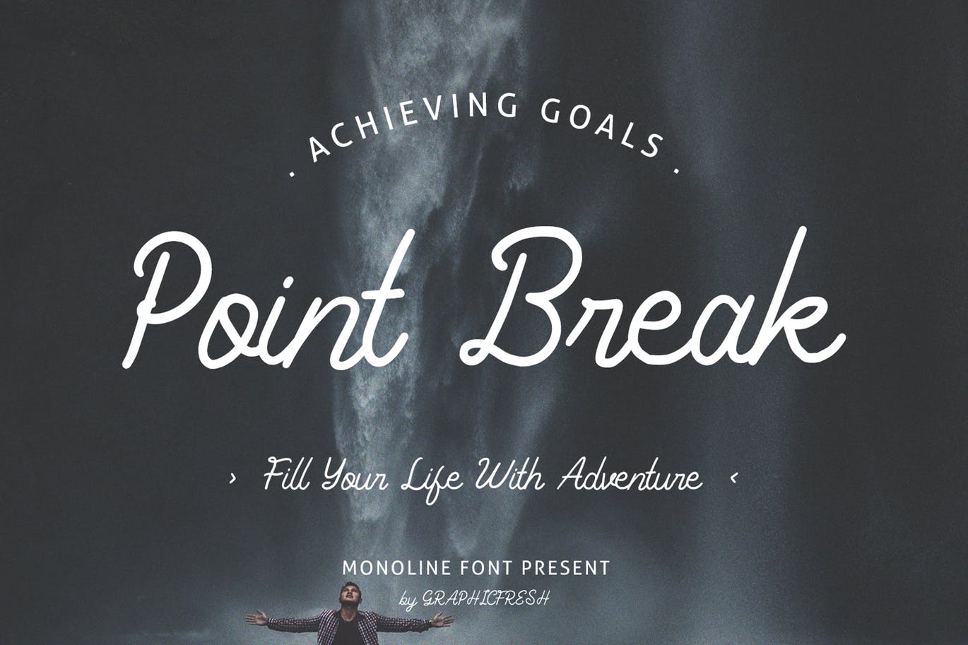 Monoline风格英文书法字体 Ghaniyun Monoline Font插图(2)