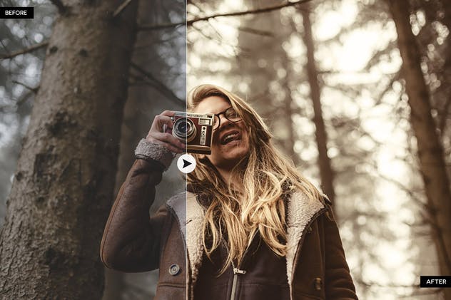 大气电影胶片和运动风格照片后期特效PS动作 Pro Cinematic Photoshop Actions插图(3)