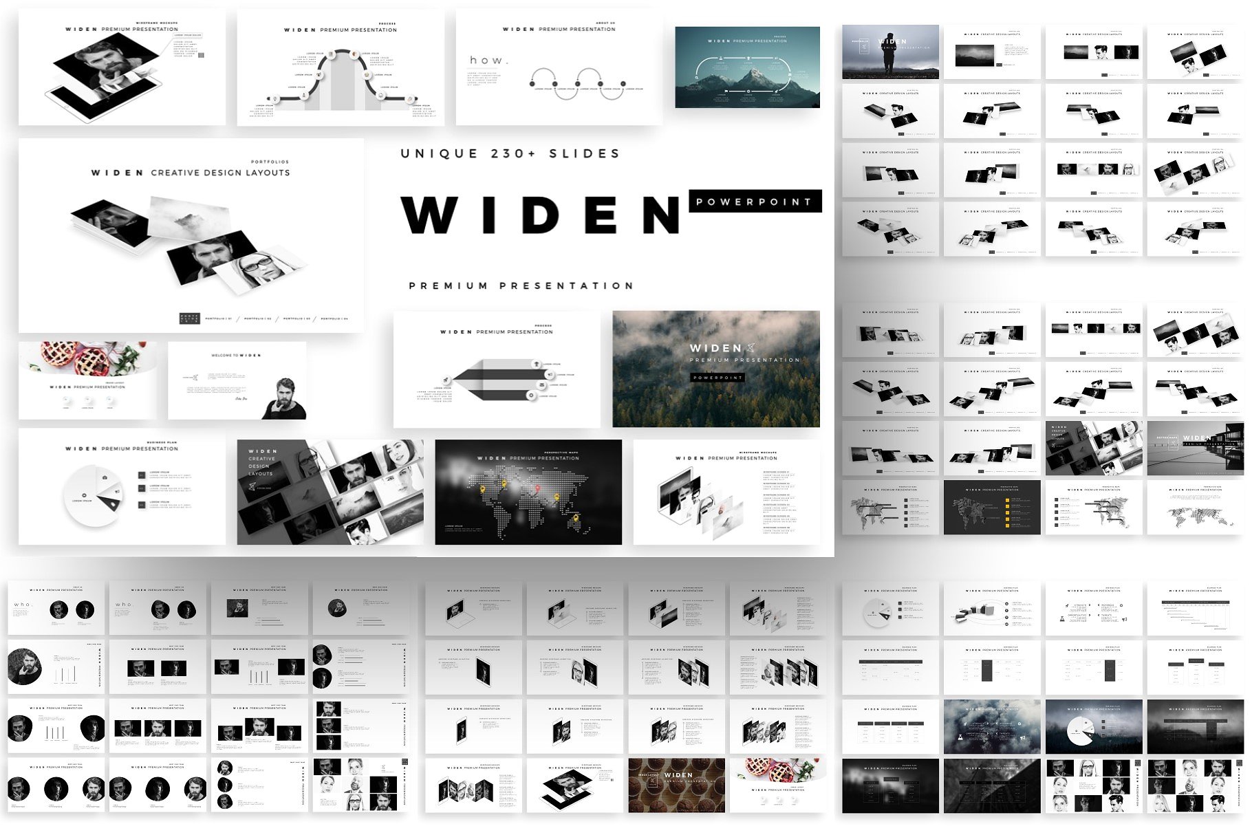 12合1创意极简的幻灯片模板合辑下载 12-IN-1 Creative PowerPoint Bundle [pptx]插图(4)