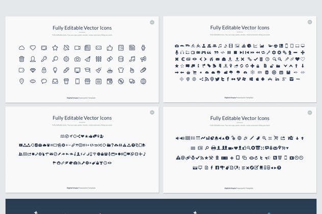 数据信息科技风格PPT幻灯片模板下载 Digital Utopia PowerPoint Template插图(13)