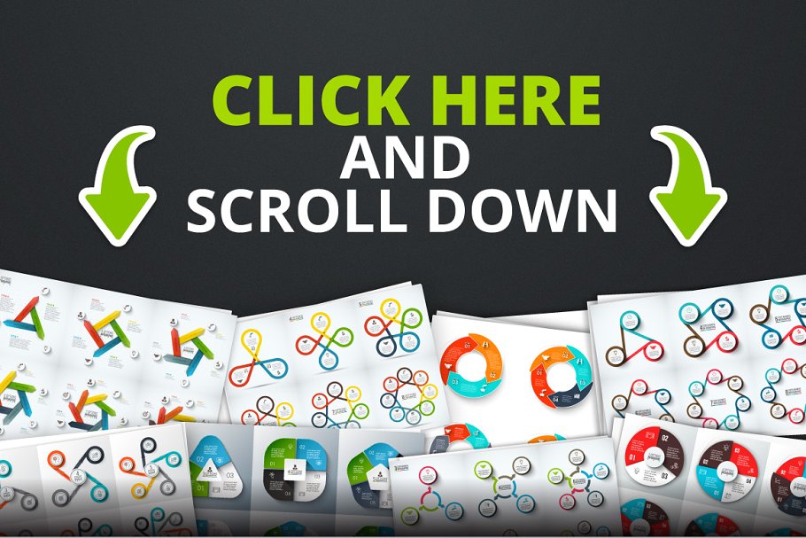 120款圆形信息图表幻灯片模板素材（第二部分） 120 cycle infographics (part 2)插图(3)