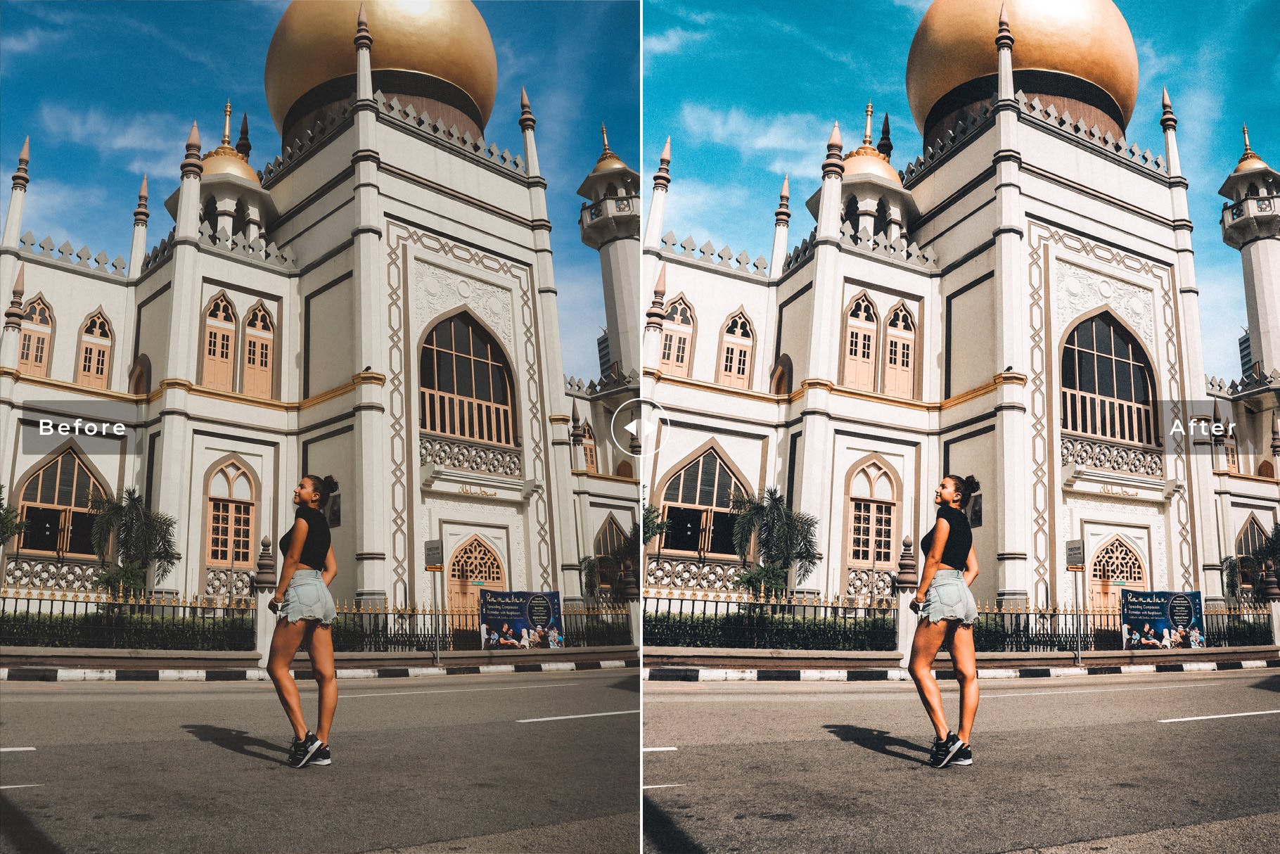 新加坡旅游照片后期处理Lightroom调色预设 Singapore Mobile & Desktop Lightroom Presets插图(3)