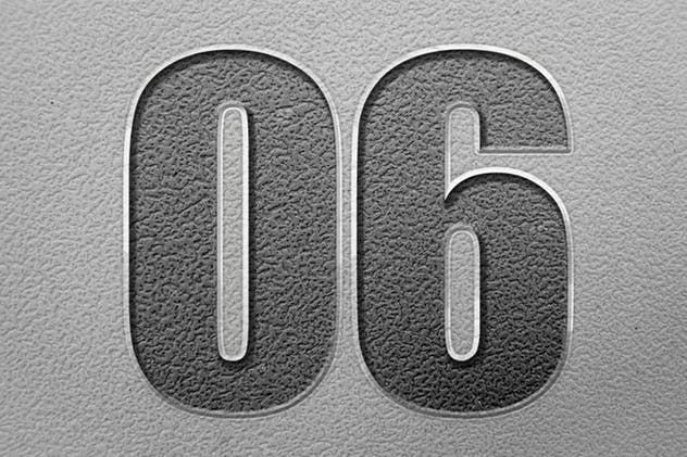 11种雕刻文字图层样式 11 Engraved Text Styles插图(7)