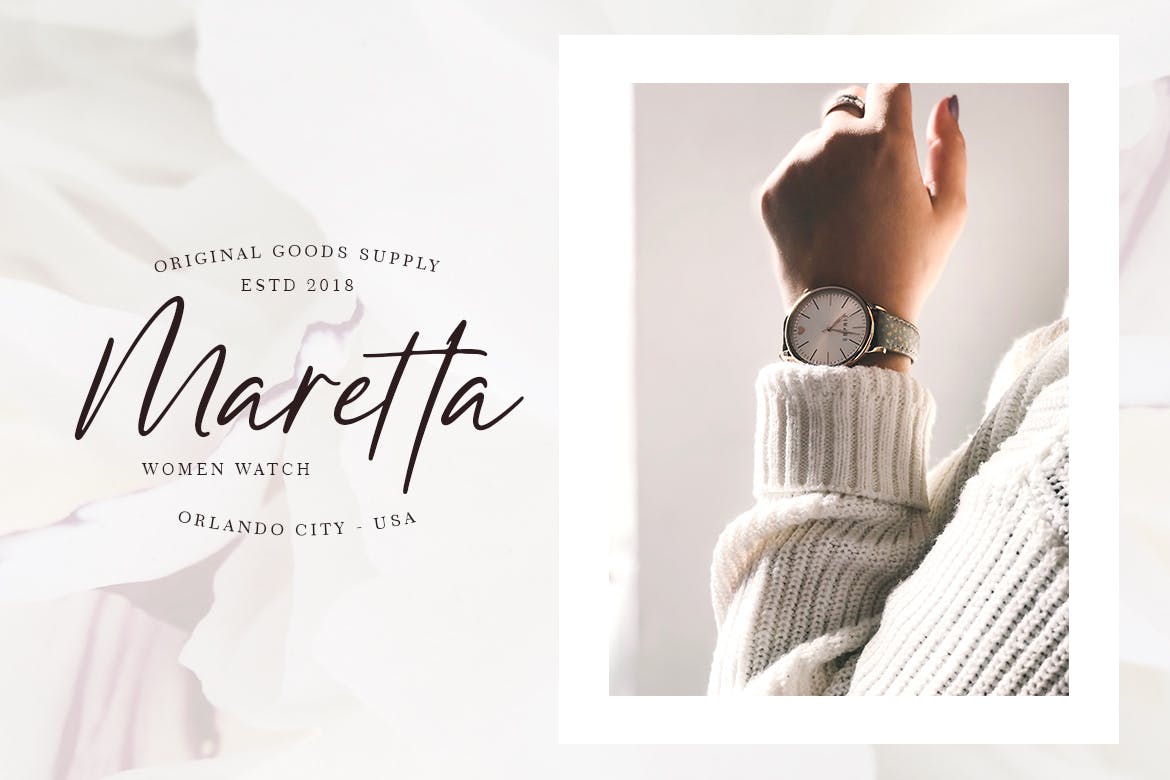 简约优雅英文钢笔书法字体 Barleymoon Beauty Script Font插图(1)