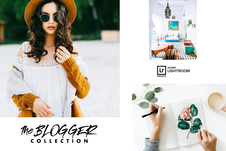 60款博主必备照片效果处理LR预设 The Blogger Lightroom Presets插图(1)