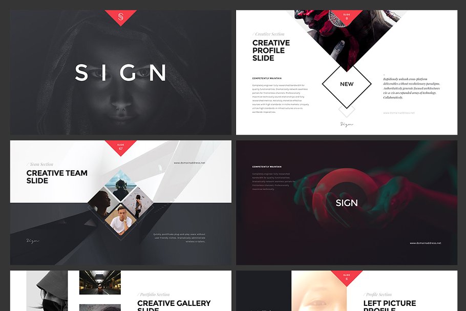 100+页创意视觉 Keynote 幻灯片模板 SIGN Keynote Presentation Template插图(1)