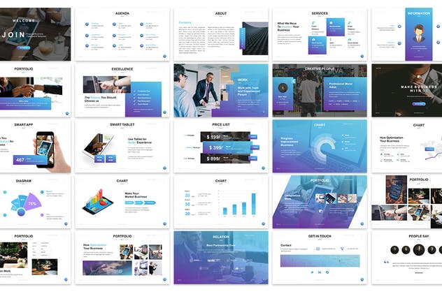 专业商业提案商业计划演示PPT模板 JOIN – Proposal Business Powerpoint Template插图(1)