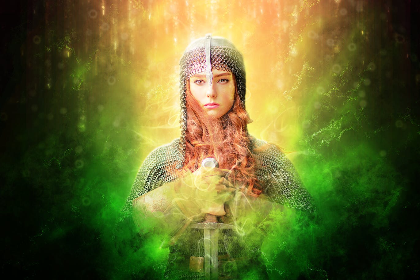 给照片添加梦幻焰火特效PS动作下载 Rebirth CS4+ Photoshop Action插图(1)