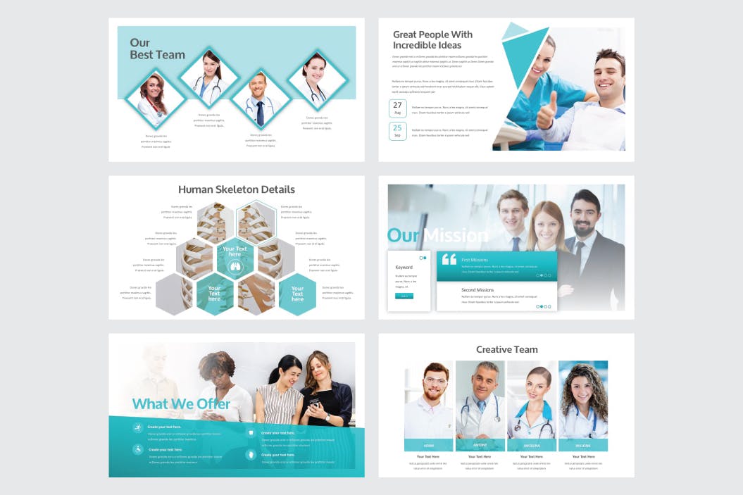 健康医疗诊所介绍Keynote演示文稿模板 HEALTH MEDICAL CLINIC – Keynote V253插图(3)