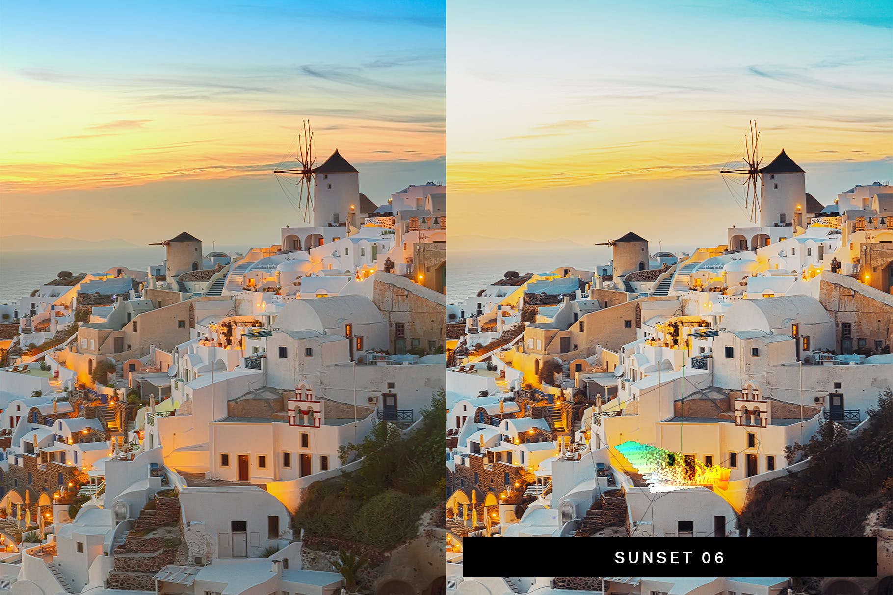 50种美丽鲜艳蓝色调照片滤镜素材库精选LR预设 50 Santorini Lightroom Presets and LUTs插图(4)