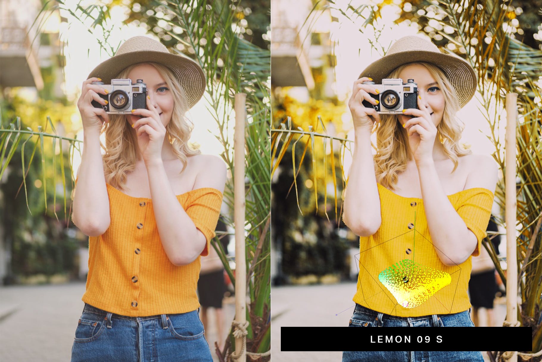 50款柠檬黄色调照片后期处理Lightroom预设 50 Lemon Yellow Lightroom Presets & LUTs插图(4)