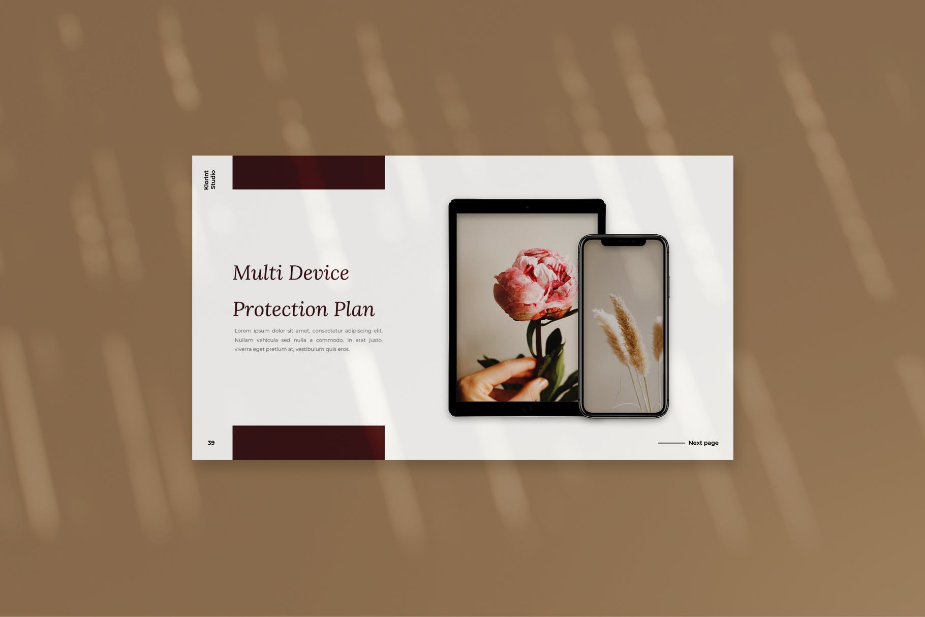 简约时尚风产品发布/项目融资谷歌幻灯片设计模板 Klorint Google Slides插图(3)