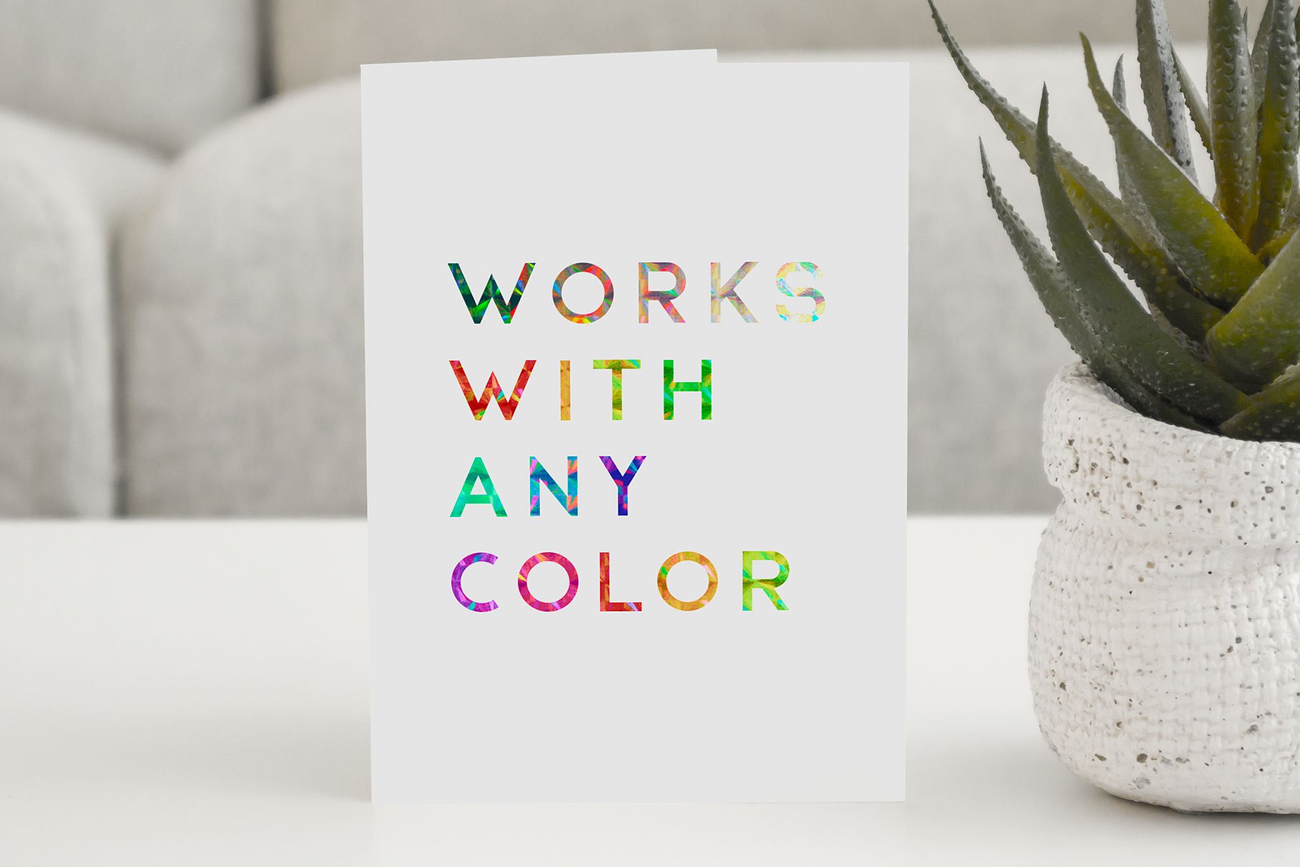 7种绚丽多彩PS图层样式 7 Holographic Photoshop Styles插图(2)