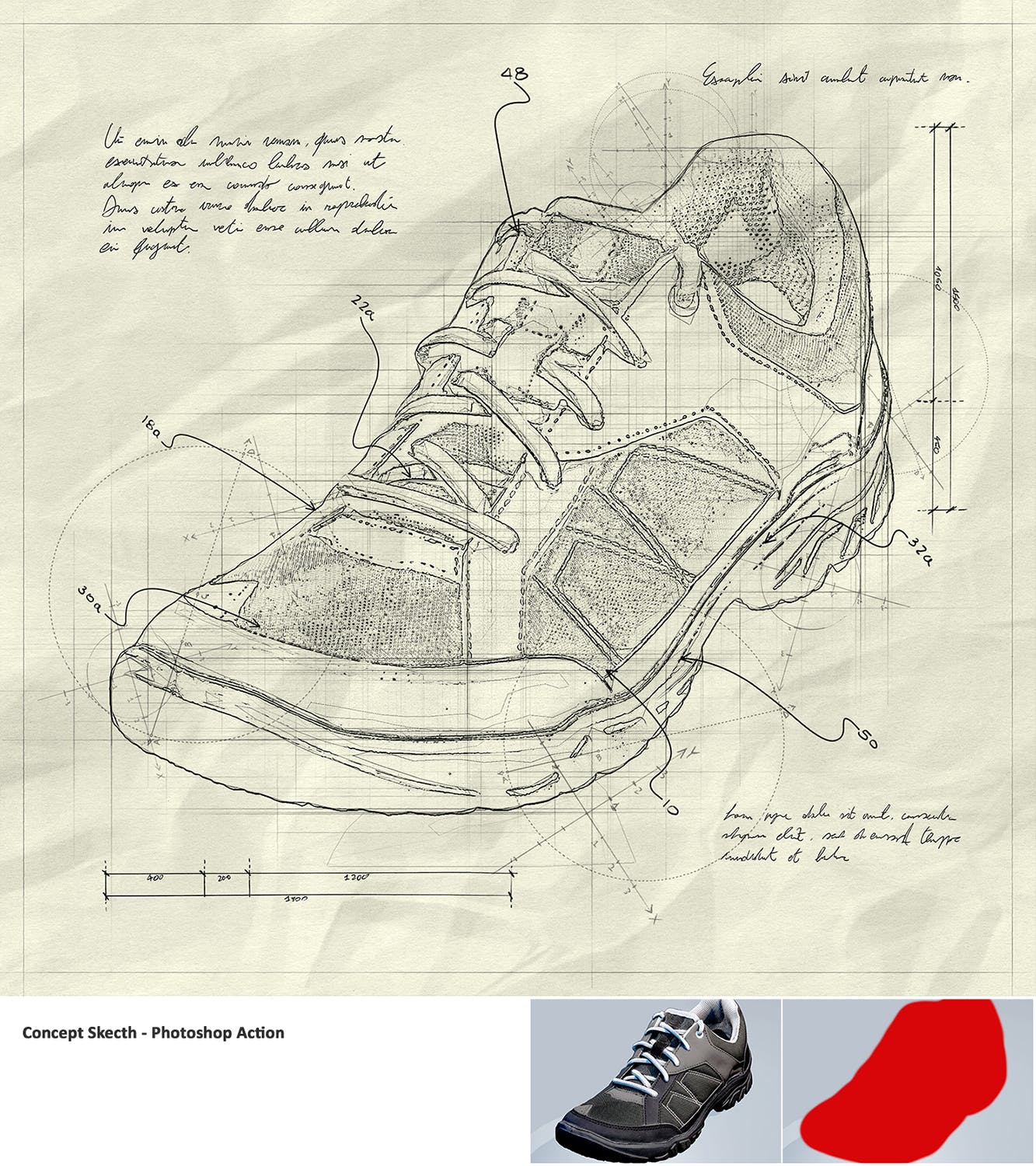 建筑工程设计素描效果图一键生成PS动作 Concept Sketch – Photoshop Action插图(15)