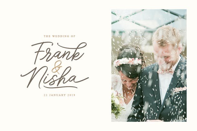 连字花式英文手写字体 Sengkaling Script插图(2)