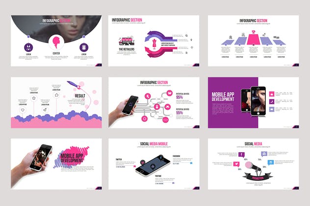 时尚品牌设计PPT幻灯片演示模板 Fashion Powerpoint Presentation插图(8)