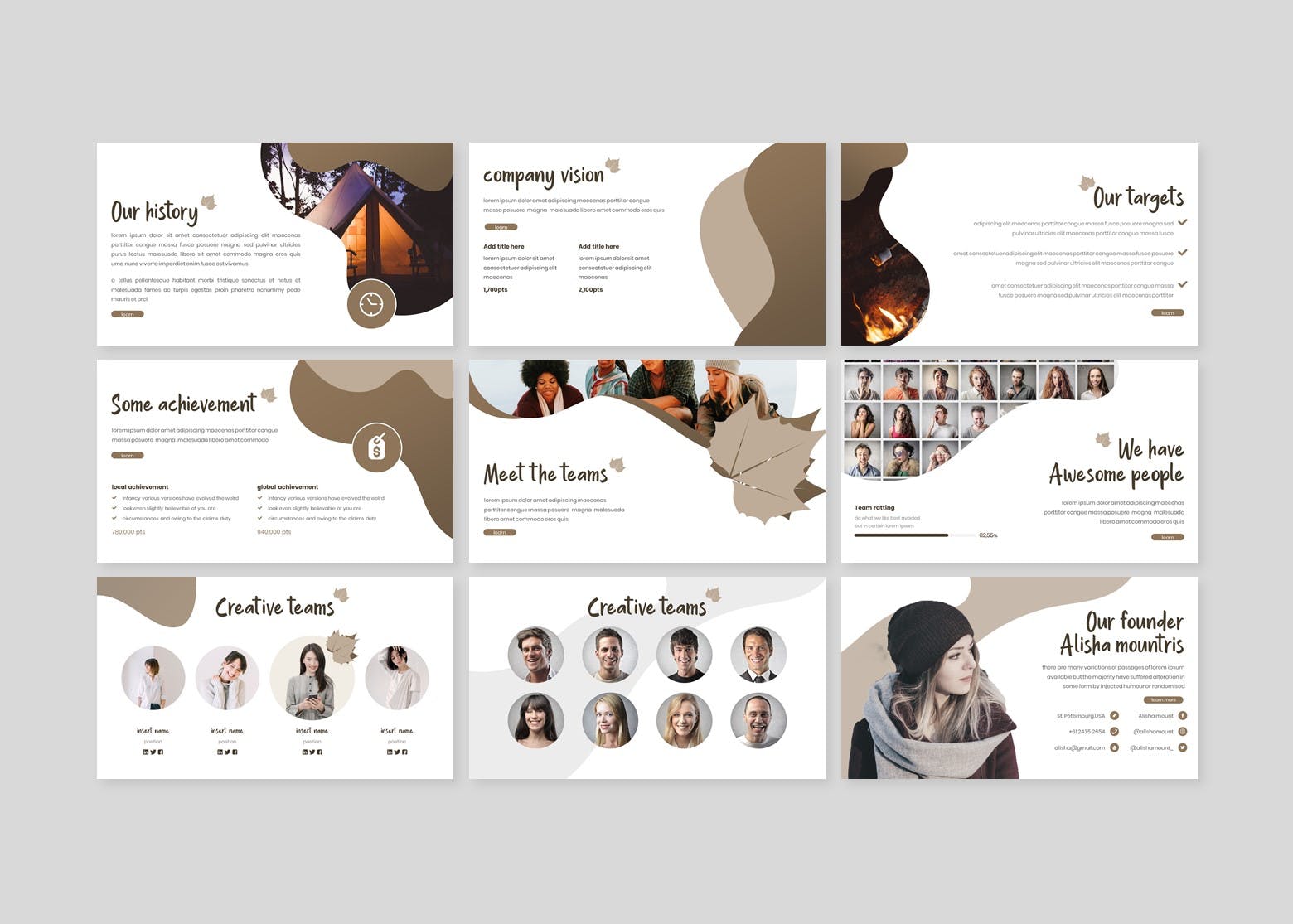 露营野营夏令营活动方案谷歌幻灯片模板插图(2)