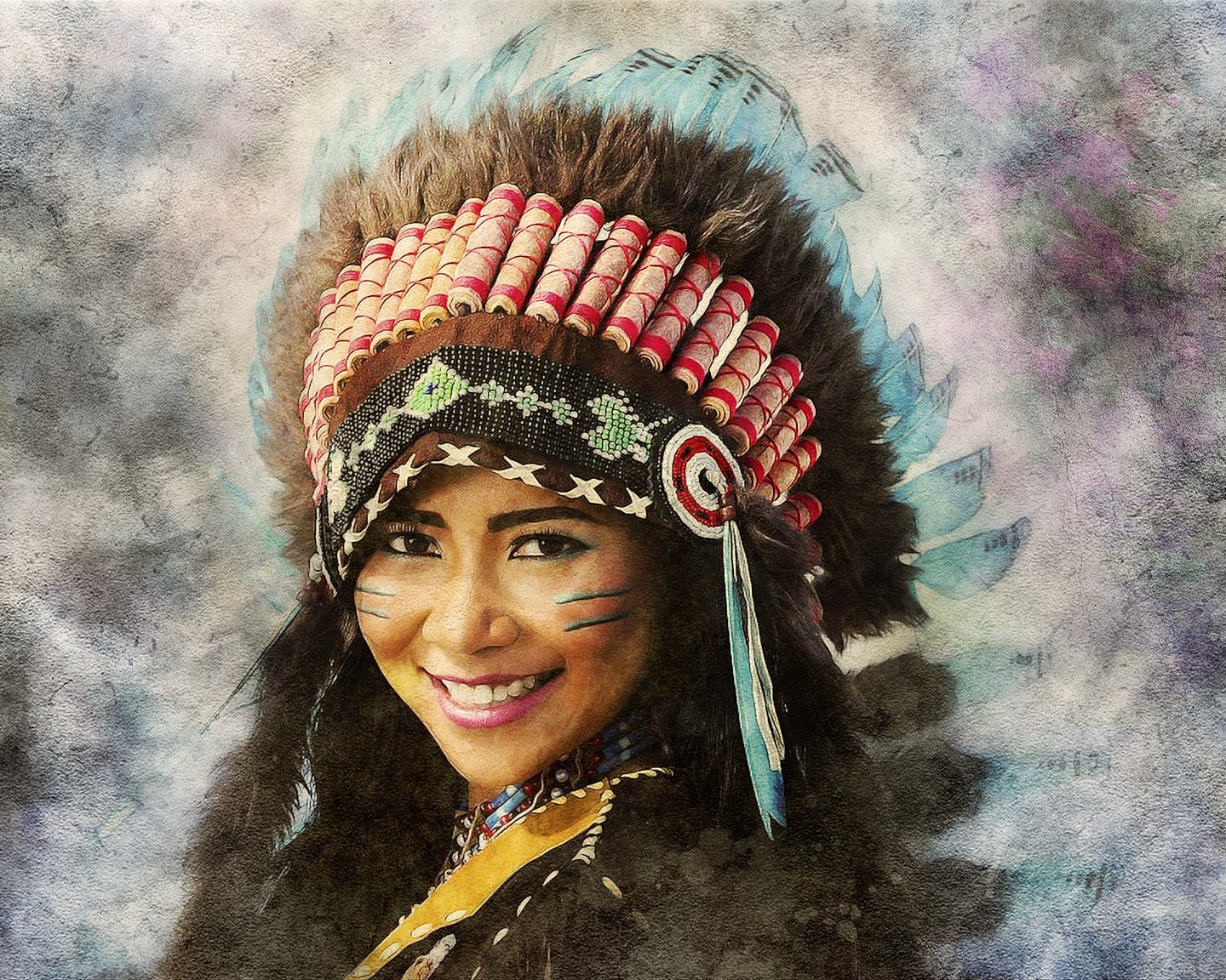 一款有创造性的复古风格艺术效果PS动作 Grunge Art CS3+ Photoshop Action插图(7)