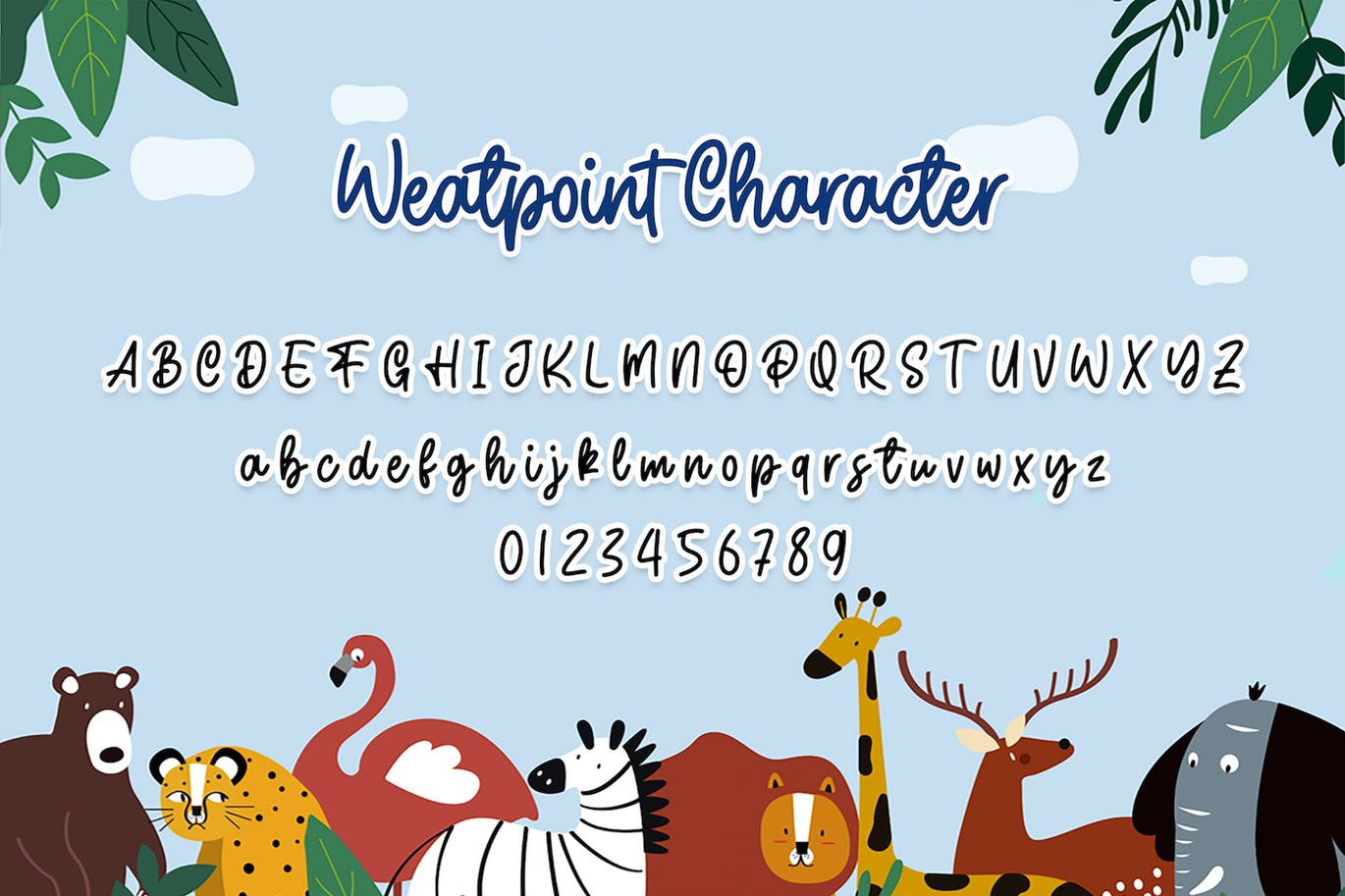 儿童主题设计创意英文手写字体素材库精选 Weatpoint – Playful Script Font插图(12)