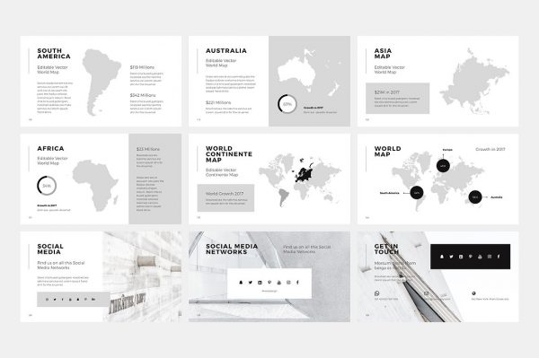 极简现代化白色系PPT模板下载[PPTX,PSD]插图(13)