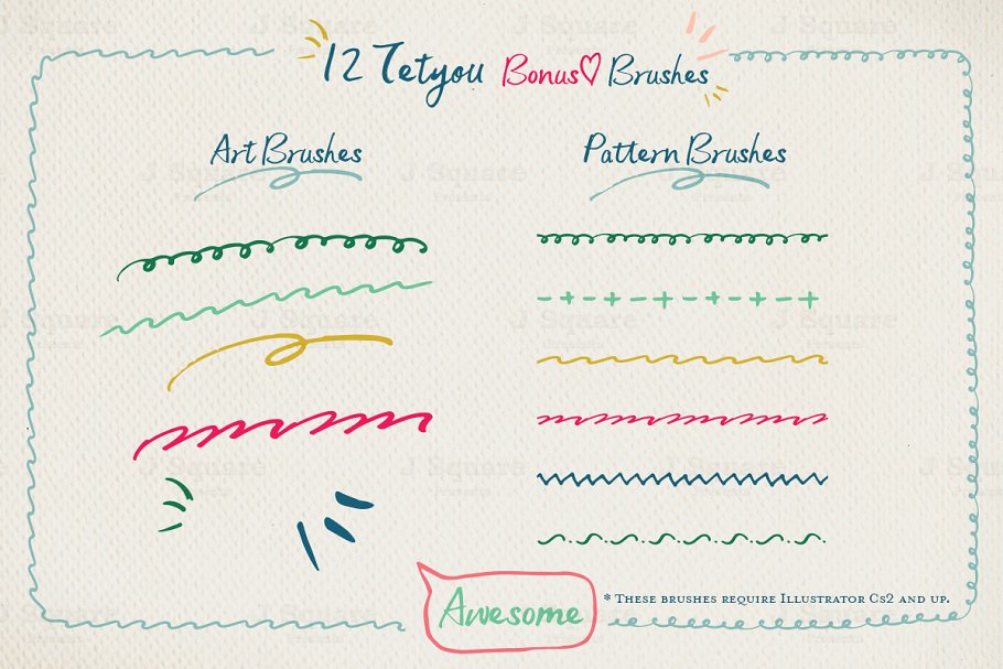 英文手写体字体+样机+笔刷 Tetyou Script + Mock up + Brushes插图(3)