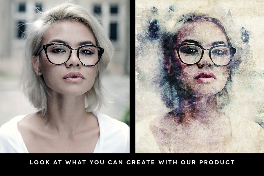 水彩画工作室第05卷-一键生成水彩画PS笔刷 Watercolor Painting Studio Vol. 05插图(1)