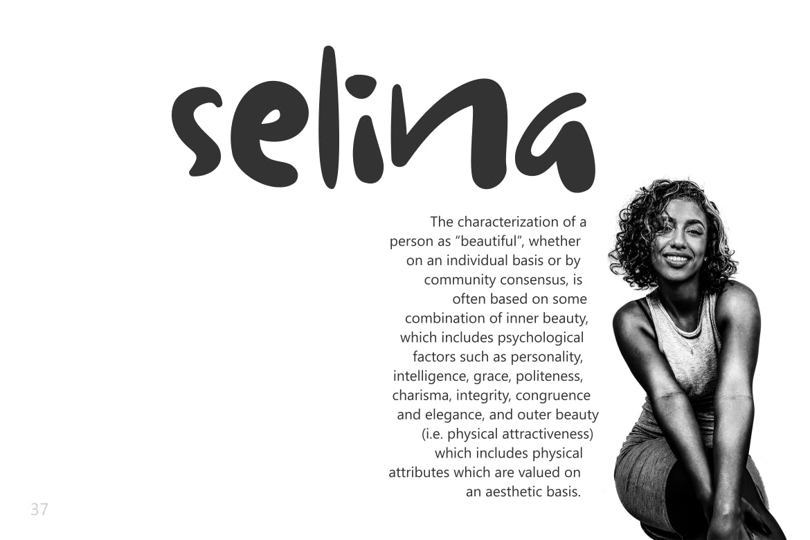 别致手写风格英文无衬线书法字体素材库精选 Hakuno – Chic Handwriting Font插图(1)