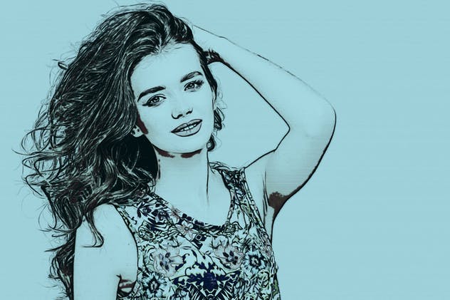 20款潮流艺术调色滤镜PS动作v2 20 Pop Art Photoshop Actions Ver. 2插图(3)