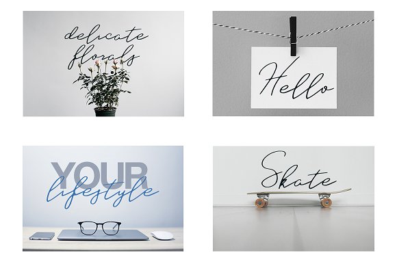 一款流畅优雅的手写字体 Wonderful life script插图(4)