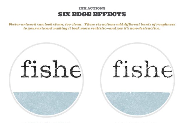 复古凸版墨水印刷风格纹理图层样式 Rock and Roller Letterpress Kit插图(8)