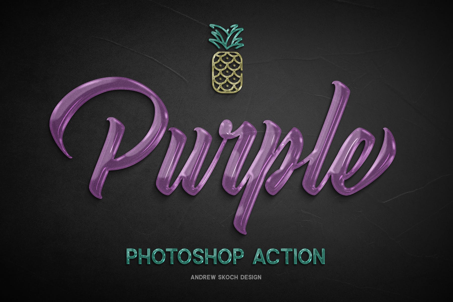 一键生成创意玻璃文字素材库精选PS动作 Glass Photoshop Action插图(10)