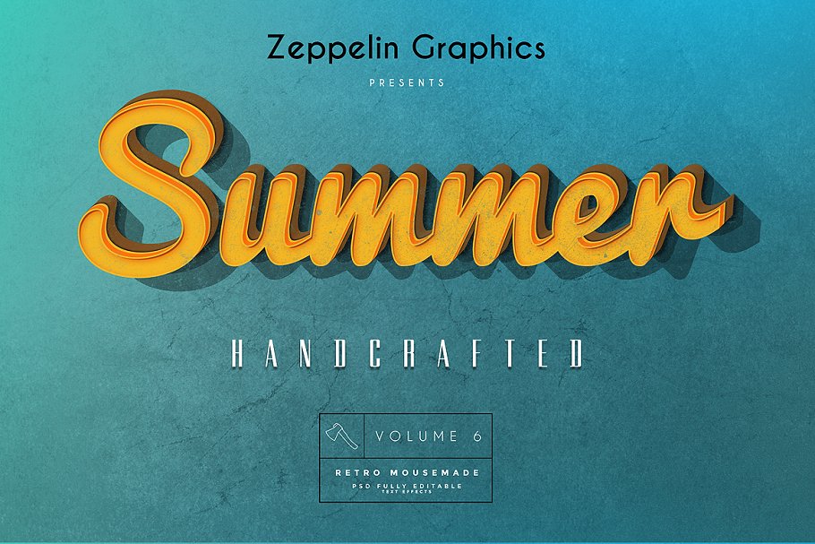 复古怀旧风格文本图层纹理v6 Vintage Text Effects Vol.6插图(7)