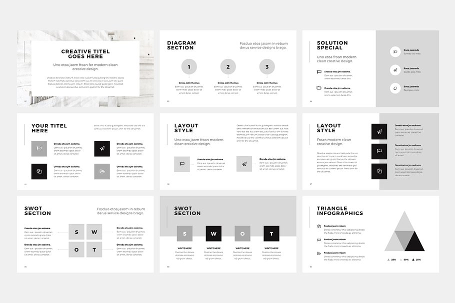 创意设计产品演示Keynote幻灯片模板 NORS Keynote Template + Big Bonus插图(10)