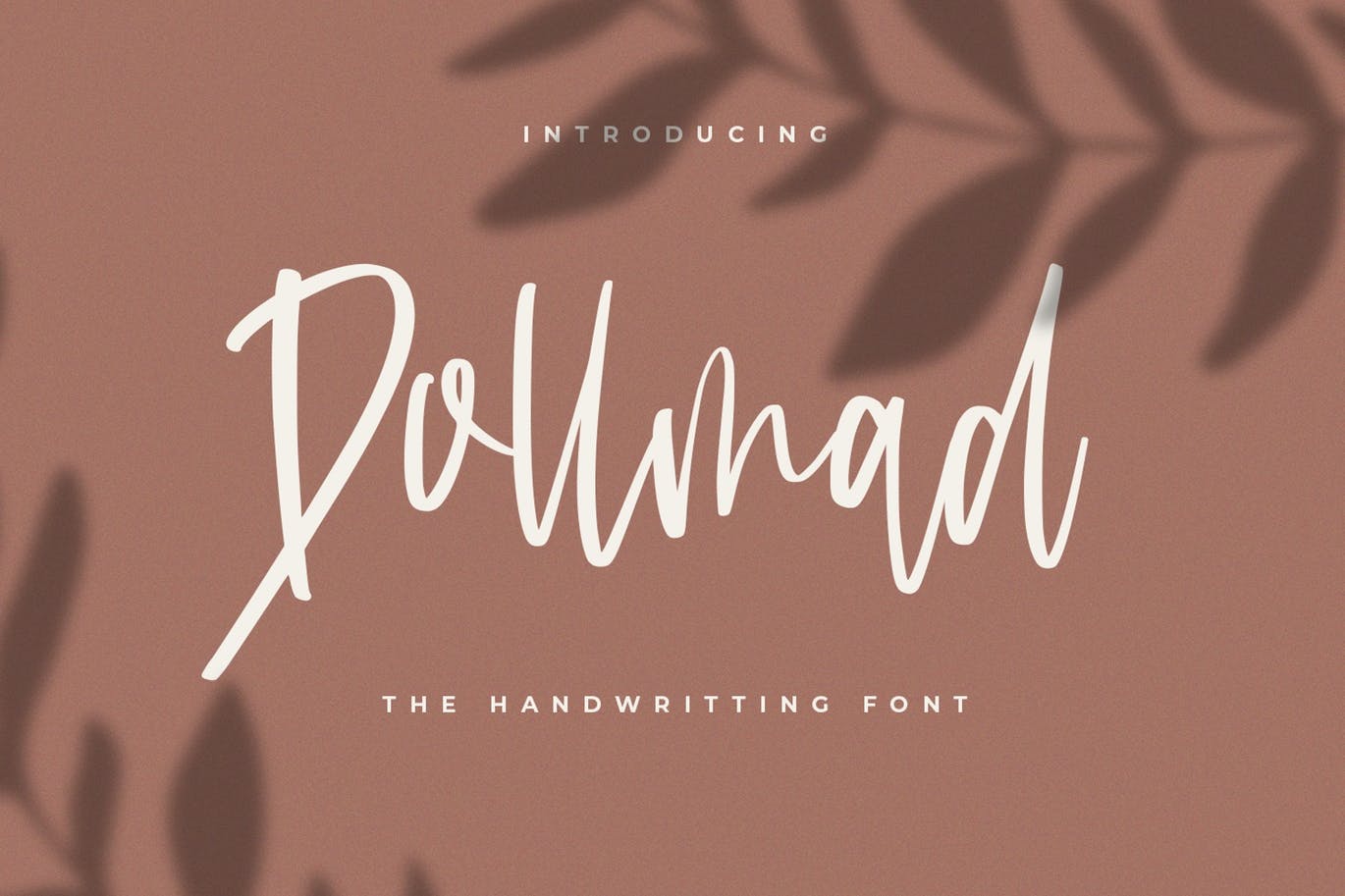 英文连笔手写书法字体素材库精选 Dollmad – The Handwritten Font插图