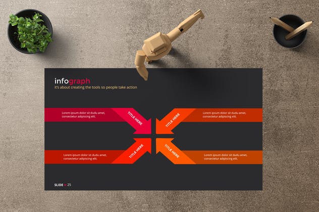 创意信息图表多图表PPT幻灯片设计模板 NOVA Powerpoint Template插图(3)