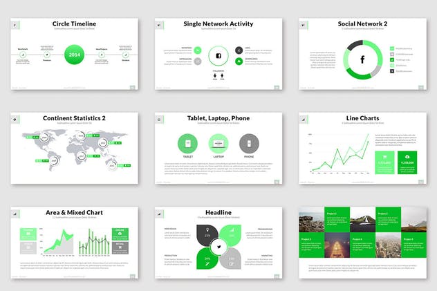商业报告或创意设计演示Keynote幻灯片模板 Anim8 – Keynote Presentation Template插图(11)