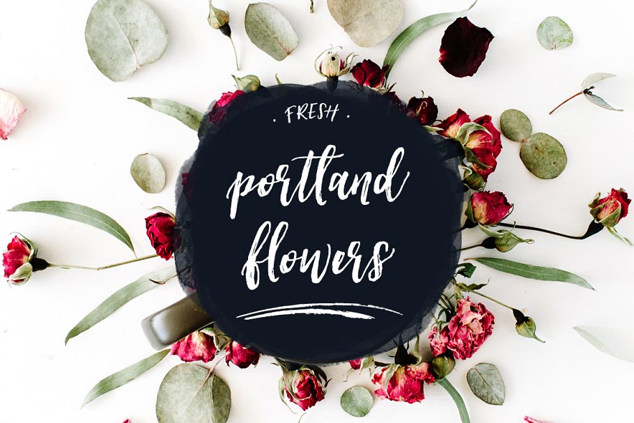 轻舞飞扬般流畅画笔笔刷英文字体 Hartley Rough Brush Script Font插图(2)