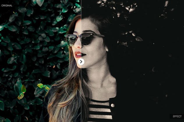 黑暗调色滤镜照片后期特效处理PS动作v2 Dark Photoshop Actions Vol. 2插图(1)