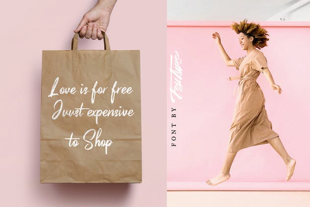 充满爱意独特设计英文手写字体 Pinkalova – Handwritting Script Font插图(6)