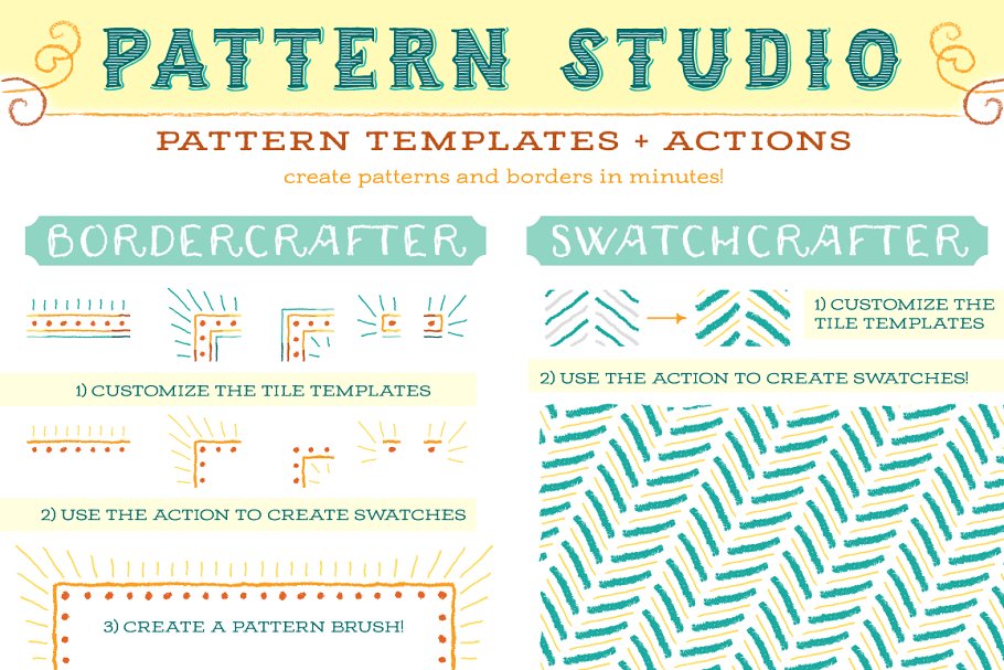 数码艺术家的工具箱-AI笔刷, 纹理, 装饰框, 字母&元素 Artisan’s Tool Chest插图(2)