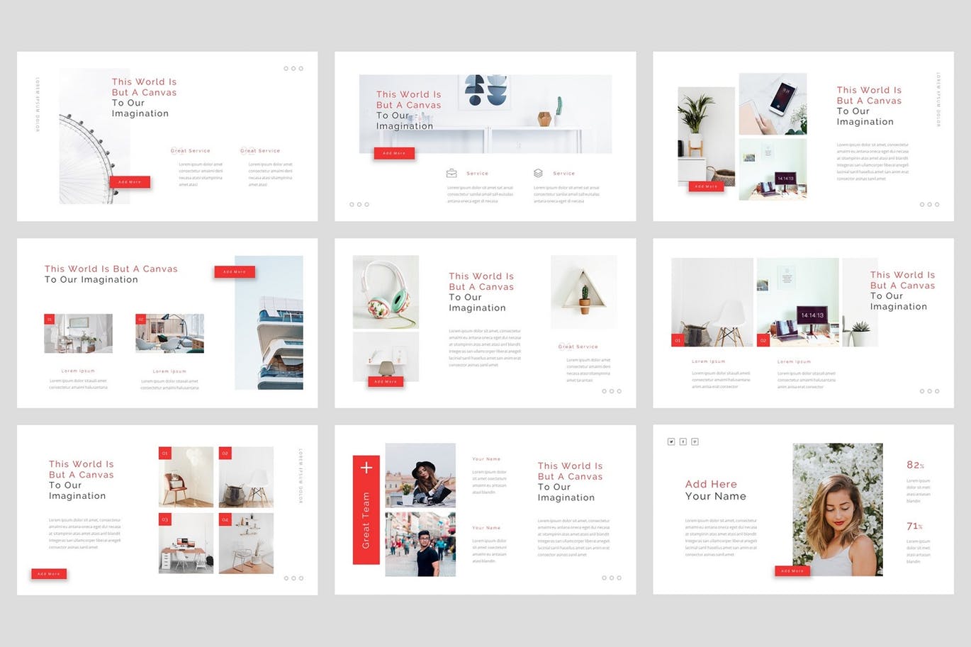 企业/工作室/个人专业创意谷歌幻灯片模板 Watch – Creative Google Slides Template插图(2)